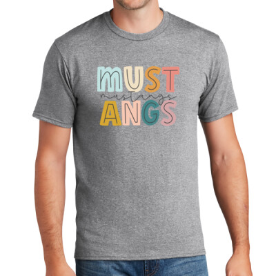 Unisex Mustangs Multi-Color T-shirt Thumbnail