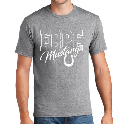 Unisex FBPE Mustangs White Imprint T-shirt Thumbnail