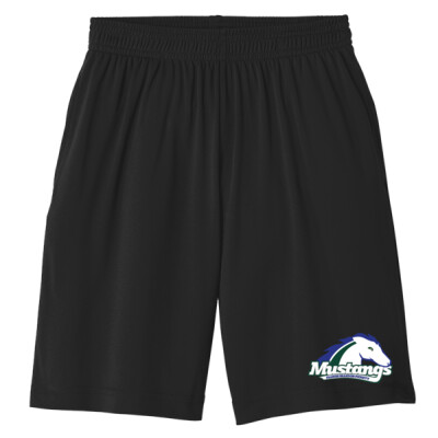 Unisex Adult FBPE Mustangs Logo Shorts Thumbnail