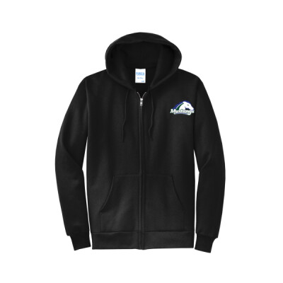 Unisex Adult FBPE Mustangs Logo Full Zip Hoodie Thumbnail