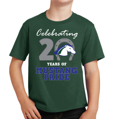 Youth FBPE 20 Years-3 Green T-shirt Thumbnail