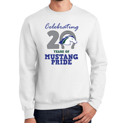Adult FBPE 20 Years-3 White or Grey Crewneck Sweatshirt Thumbnail