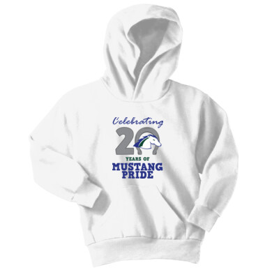Youth FBPE 20 Years-3 White or Grey Pullover Hooded Sweatshirt Thumbnail