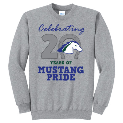 Adult FBPE 20 Years-3 White or Grey Crewneck Sweatshirt Thumbnail