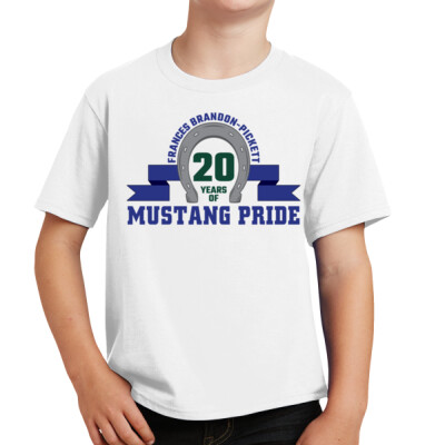 Youth FBPE 20 Years-1 White or Grey T-shirt Thumbnail