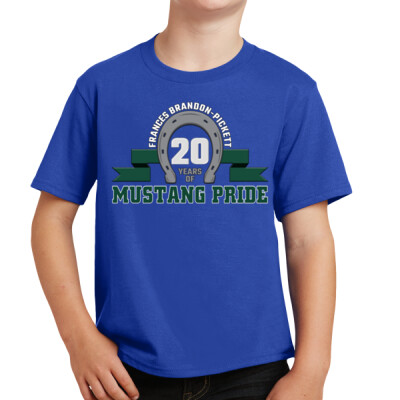 Youth FBPE 20 Years-1 Blue T-shirt Thumbnail