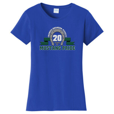 Ladies FBPE 20 Years-1 Blue T-shirt Thumbnail