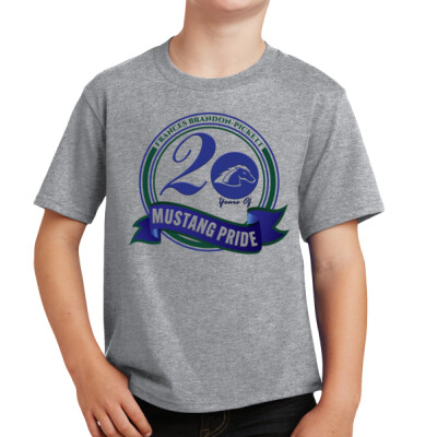 Youth FBPE 20 Years-2 Grey or White T-shirt Thumbnail