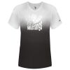 Women's V-Neck Ombre T-Shirt Thumbnail