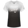 Women's V-Neck Ombre T-Shirt Thumbnail