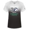 Women's V-Neck Ombre T-Shirt Thumbnail