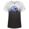 Women's V-Neck Ombre T-Shirt Thumbnail