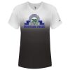 Women's V-Neck Ombre T-Shirt Thumbnail