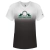 Women's V-Neck Ombre T-Shirt Thumbnail