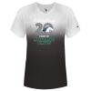 Women's V-Neck Ombre T-Shirt Thumbnail