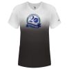 Women's V-Neck Ombre T-Shirt Thumbnail