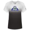 Women's V-Neck Ombre T-Shirt Thumbnail