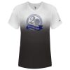 Women's V-Neck Ombre T-Shirt Thumbnail