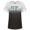 Women's V-Neck Ombre T-Shirt Thumbnail